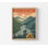 Affiche rétro de camping, affiche encadrée de camping, affiche rétro surdimensionnée de montagnes, affiche de paysage grand paysage, impression de montagnes 42 po x 56 po
