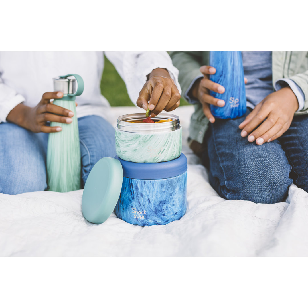 S'well Stainless Steel Triple-Layered Vacuum-Insulated 24 oz. Snack Container S'well