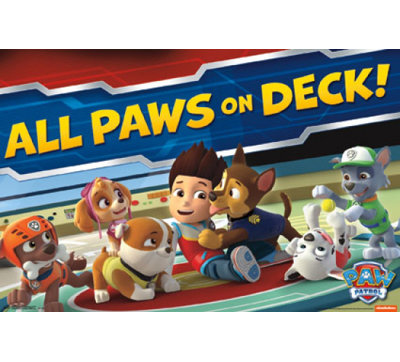 Rolled Poster " Paw Patrol - On Deck "