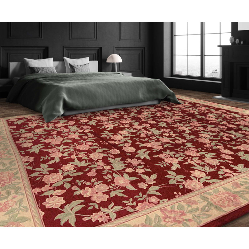 Tapis rectangulaire noué à la main