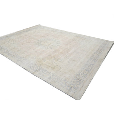 Tapis unique beige de 9 pi 5 po x 12 pi 6 po Haleyville 1960