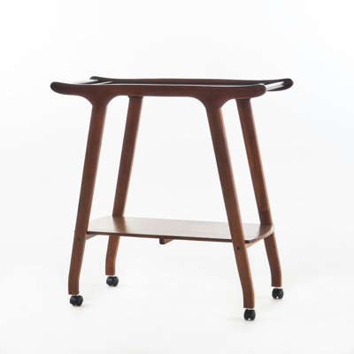 Hakeem Solid Wood Bar Cart