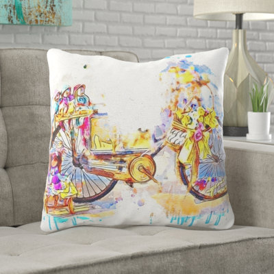 Forsyth Outdoor Reversible Throw Pillow