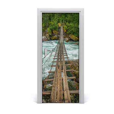 Suspension Bridge Door Decal