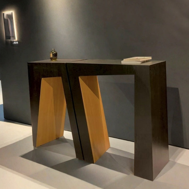 Console Mid-Century, H 29,5 po x l 47,2 po x P 13,8 po