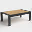 Table de bout rectangulaire en aluminium