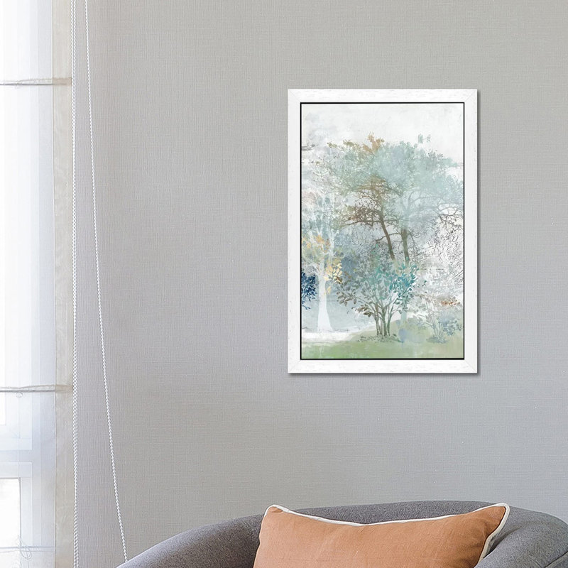 Silent Mystery II by Allison Pearce - Painting on Canvas, 66.04 cm H x 45.72 cm W, White Framed