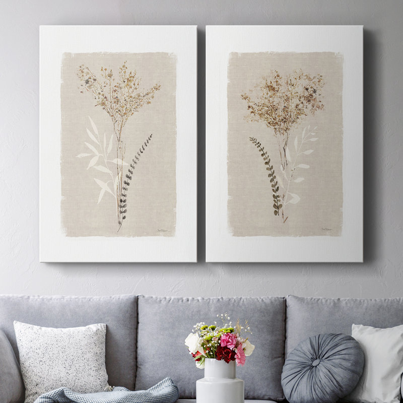 Toile tendue D-Foliage I-Premium Gallery - prête à être accrochée, H 18 po x l 24 po