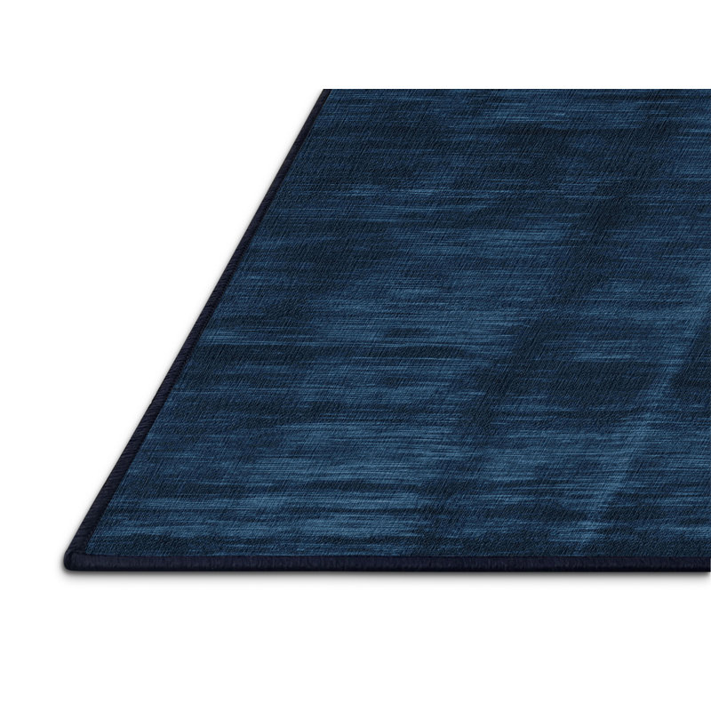 Tapis gris uni lavable à la machine, Rond 4 pi