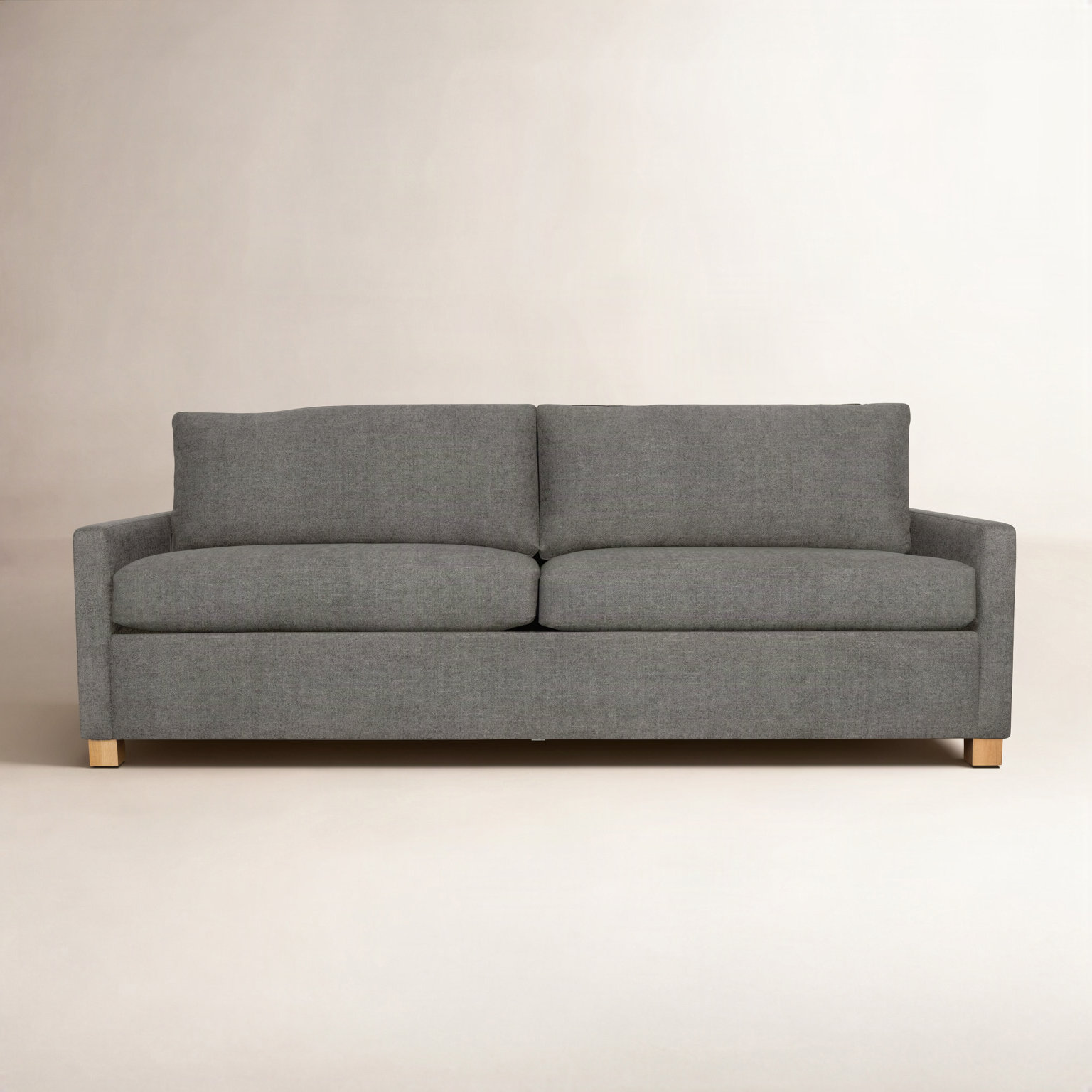 Louisa 87" Sofa Bed, Dorset Charcoal Performance Chenille