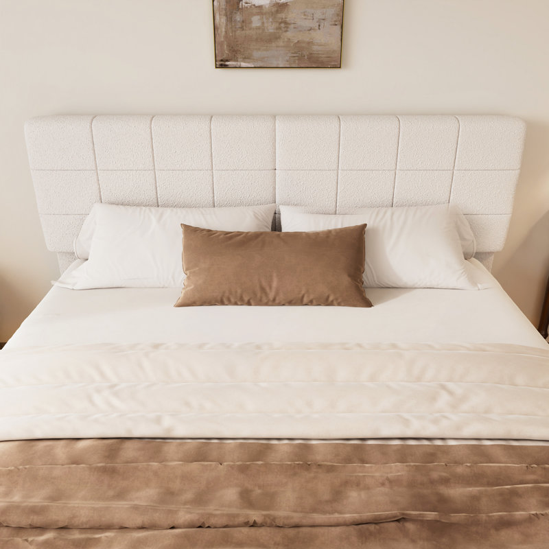 Floating Bed With Light, King