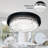 Simple Circle Dimmable Crystal Ceiling Light Led Ceiling & Flush Mount Light for Bedroom-133140039