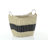 Solana Seagrass Two-Toned Storage Basket