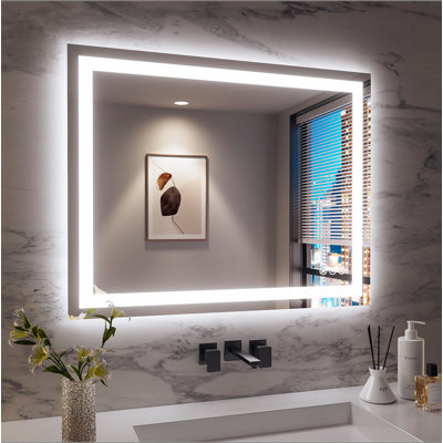 Frameless LED Bathroom Mirror,Smart Mirror