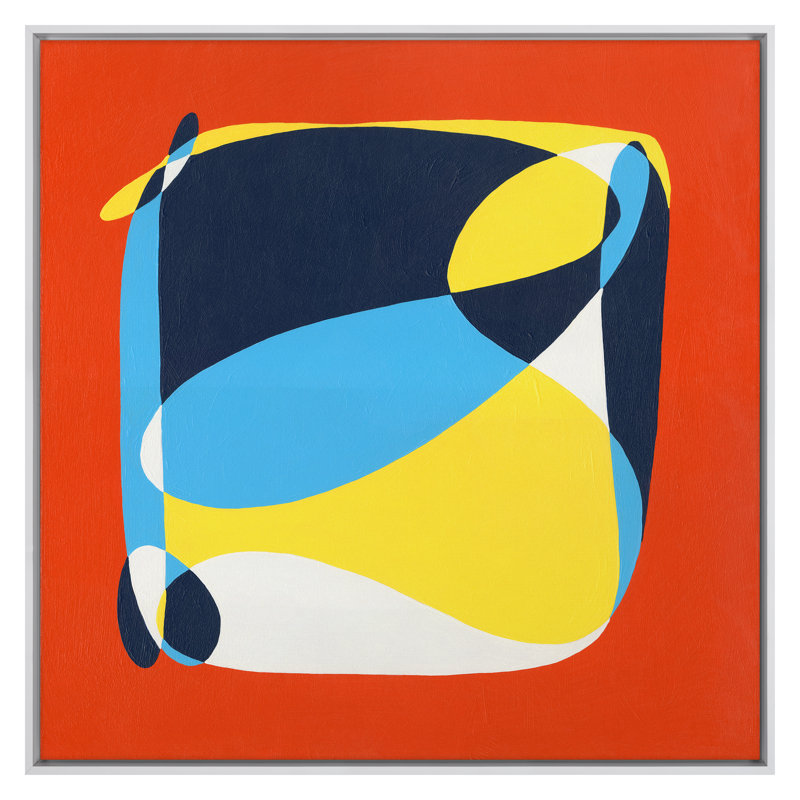 «Fluid Forms 12» par Goderwis, Kyle, H 20 po x l 20 po, Blanc