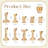 10 Pcs Gold Glass Crystal Taper Candle Holders
