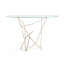 Brindille 52" W Glass Top Console Table-63460478
