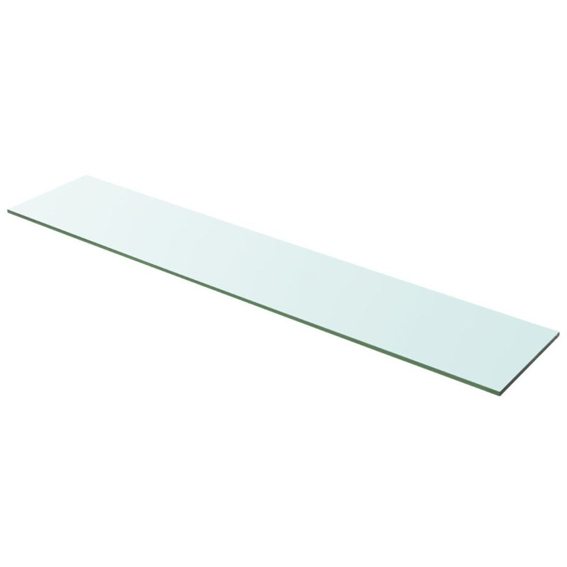 Tablette en verre, H 0,31 po x l 39,4 po x P 7,9 po