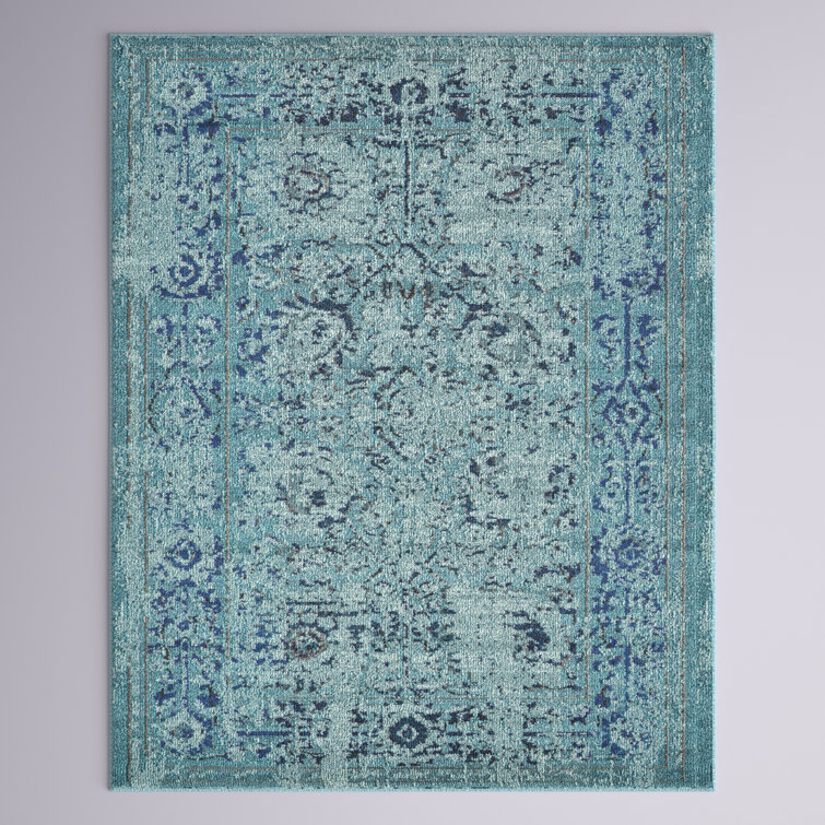 Colfin Washable Floral Indoor Rug