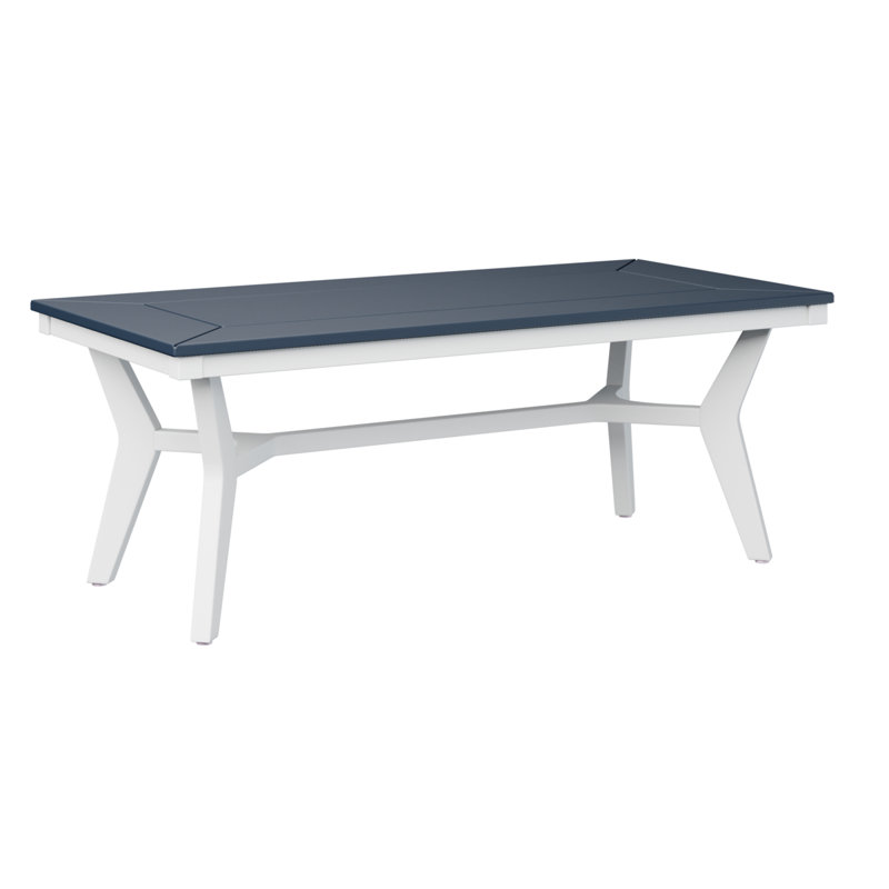 Berlin Gardens Mayhew Rectangular Coffee Table, Navy Blue