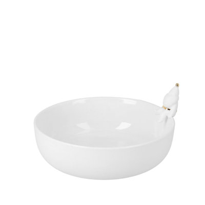 Plat en porcelaine Père Noël