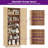 ‌23.6" Extra Tall Arch Storage Cabinet - 4 Door Wooden Pantry, Adjustable Shelves, Freestanding For Dining/Living Room-1206722384