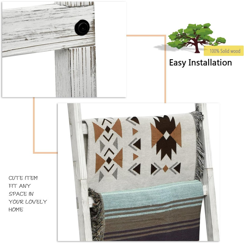 Porte-serviettes simple en bois