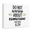 Tomorrow Matthew 6:34 1 Piece Wrapped Canvas Wall Art-1447099575