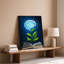 Toile, «A Brain Stylized Brain Emerges From the Center of a Wall»-661149862
