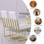 Chaise d'appoint rembourrée blanche Bikenibeu