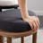 Modern Upholstered Bar Stool Without Backrest With Gold Ring Stirrups-108352743