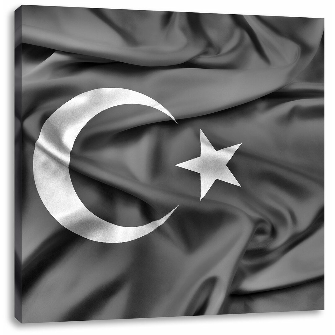 Leinwandbild Turkey flag, Türkei Flagge