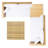 Wicker 4 - Person Patio Conversation Set with Cushions-277256165