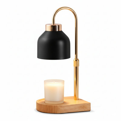 Candle Warmer Lamp With Timer Dimmer, House Warming Gifts New Home Decor, Birthday Gifts For Women Mom, Wax Melt Warmer For Jar Candles, Adjustable Height With 2 Bulbs