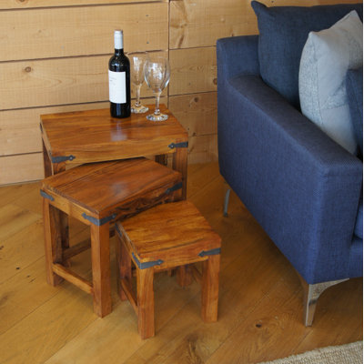 Yuma Solid Wood Nesting Tables