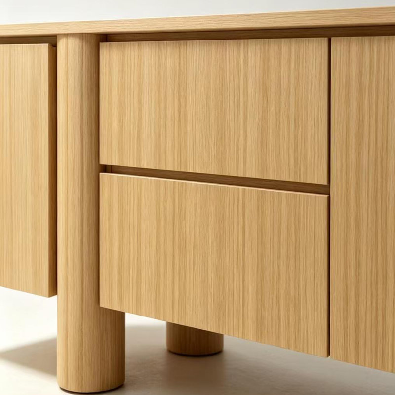 Armoire d'entrée Mid-Century, H 31,5 po x l 78,7 po x P 17,7 po