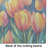 Tulips in Watercolor Glass Cutting Board Large