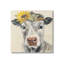 Vache avec couronne de tournesol par Silvia Vassileva - impression-91319891-91319894