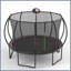 Citrouille trampoline 12 pi - noir rouge