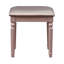 Meuble-lavabo l 42,6 po avec miroir rabattable et tabouret