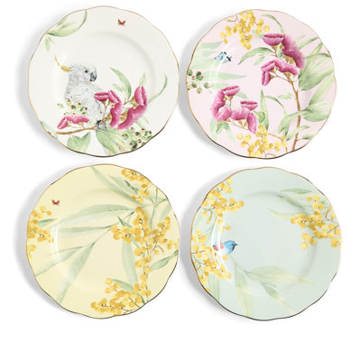 Ensemble de 4 assiettes de 7,9 po Royal Albert Miranda Kerr