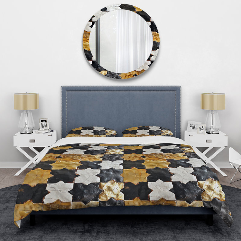 Ensemble de housse de couette Tiles I, Housse de couette très grand et 2 très grandes t