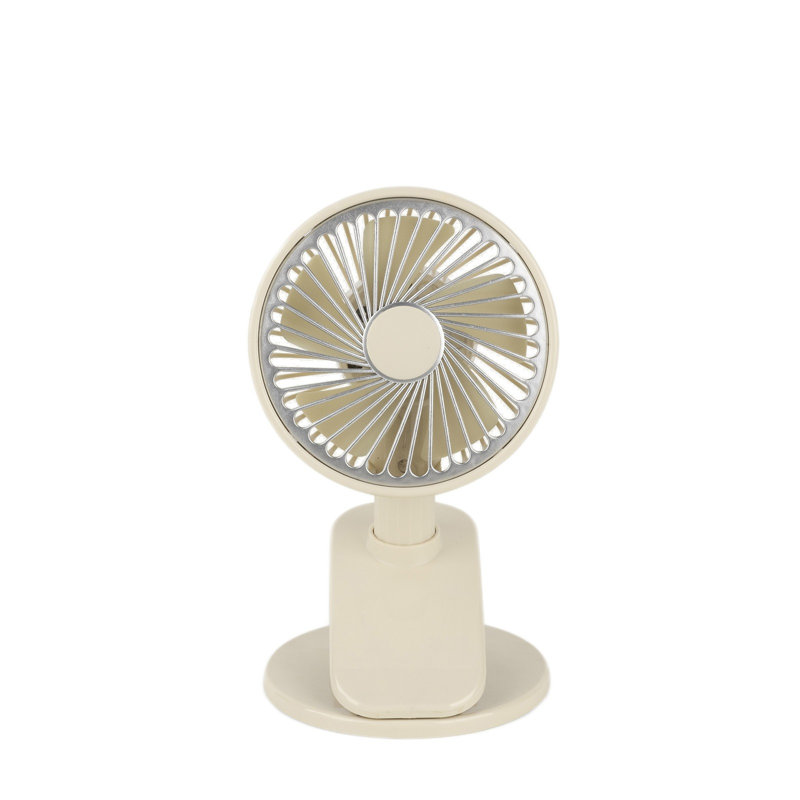 Petit ventilateur de bureau à pince kndnd, Yellow