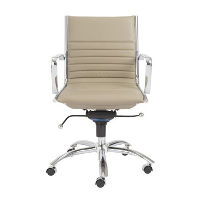 Naida Faux Leather Swivel Task Chair