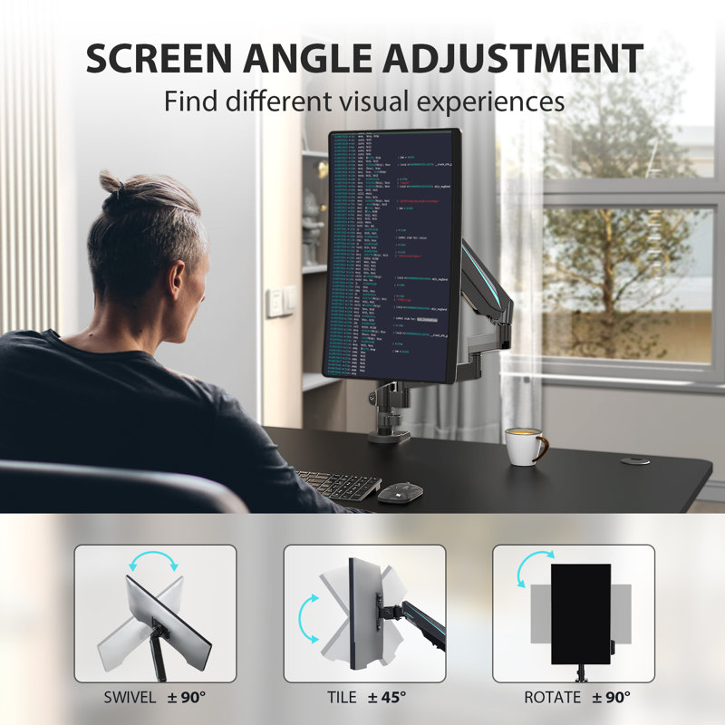Blue Elephant Single Screen Desktop Mount