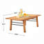 Table de conversation en bois Aana