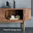 Wooden TV stand and coffee table set