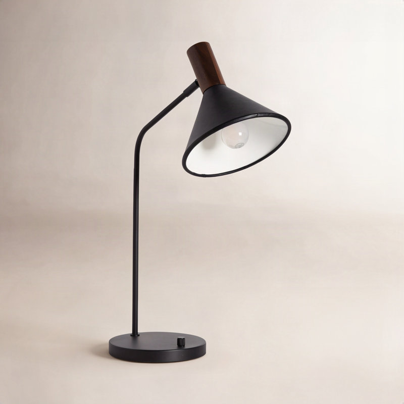 Sabine Naiesha Desk Lamp, Powder Coated Black