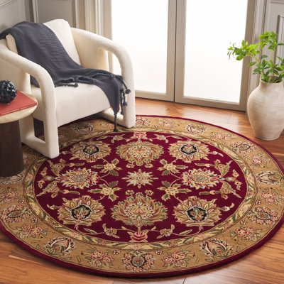 Traditions Masterpiece Hand-Tufted Silk Red/Gold Area Rug