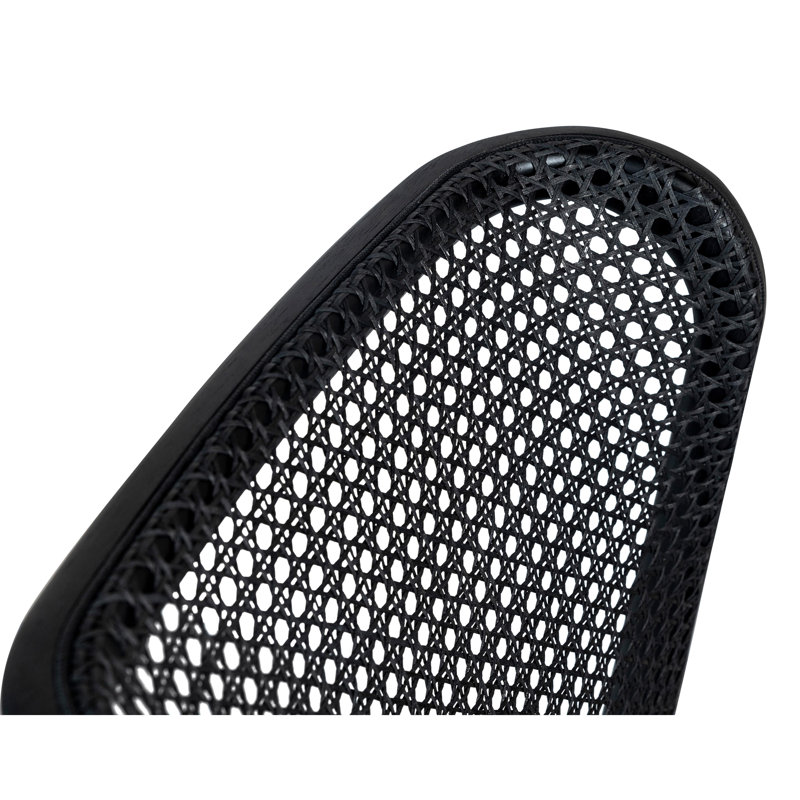 Chaise d'appoint Eloa Cane, Essence grise